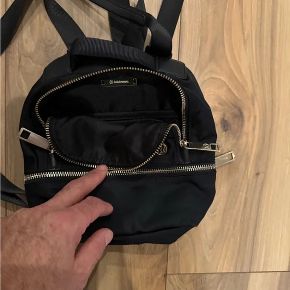 lululemon athletica | Bags | Lululemon Black Mini Backpack  display picture 1